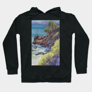 Nobbys Headland - plein air Hoodie